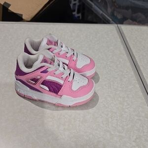Puma‎ Pink and Purple Retro Sneakers